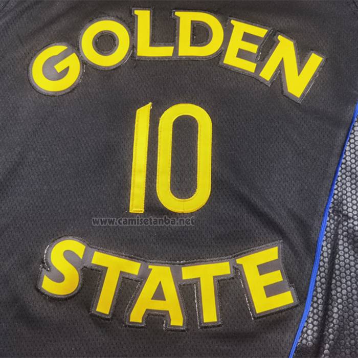 Camiseta Golden State Warriors Jimmy Butler III NO 10 Statement 2024-25 Negro